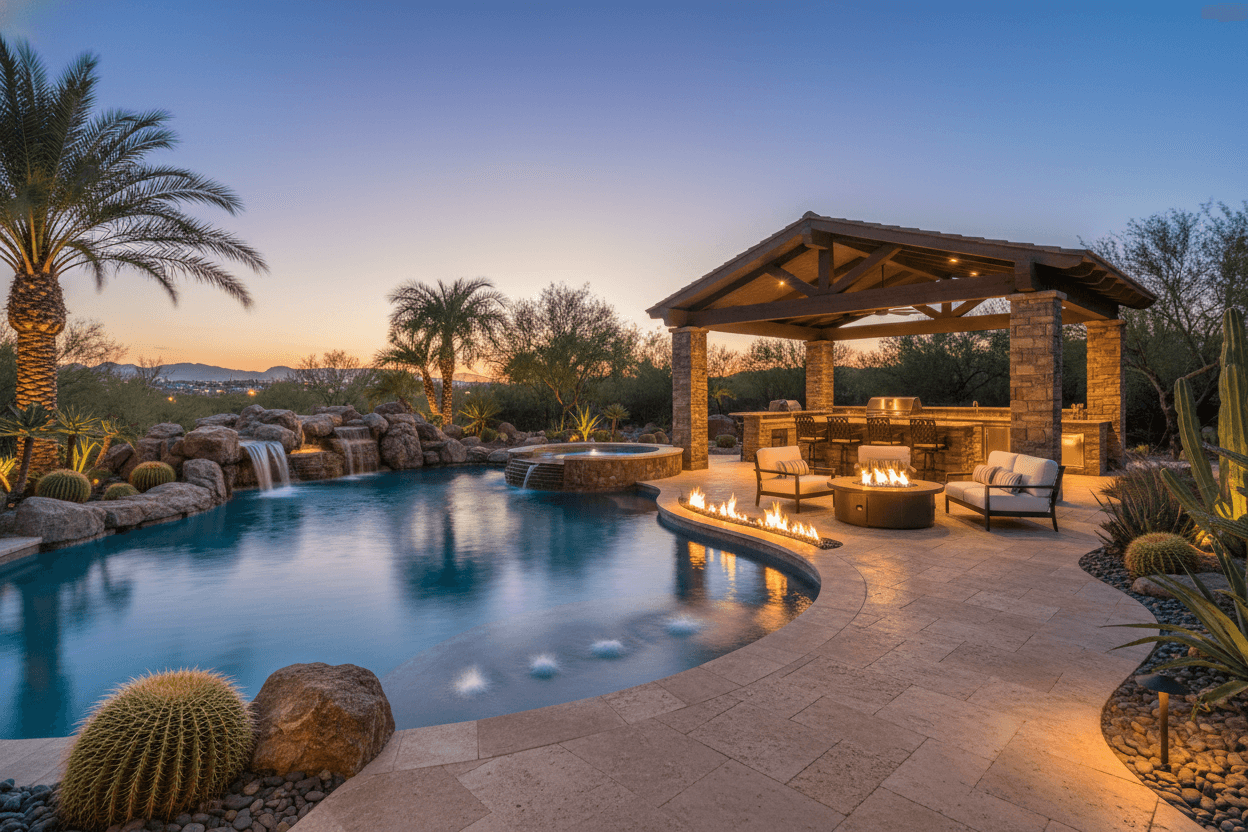 Resort-Style Backyard