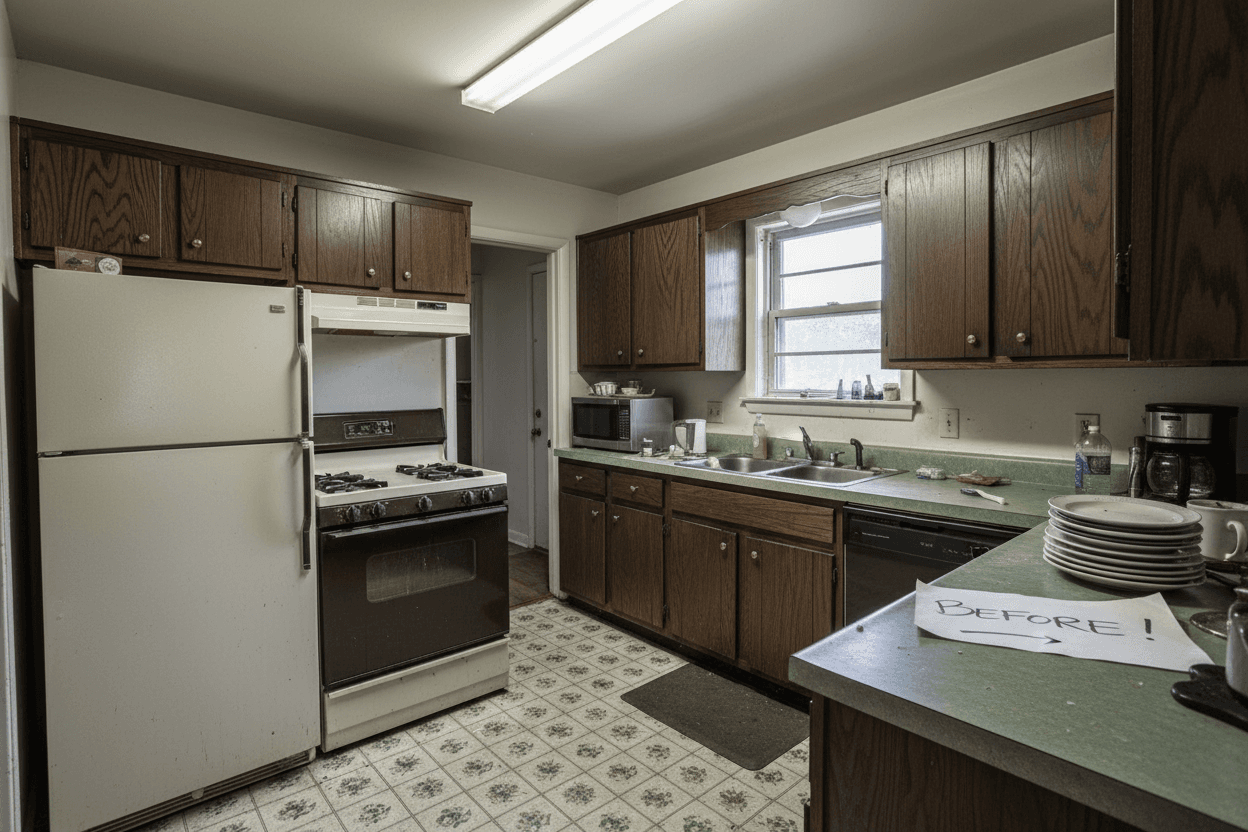 Kitchen Transformation - Before